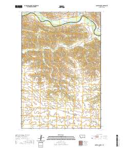 USGS US Topo 7.5-minute map for Carter Coulee MT 2020