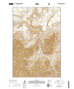 USGS US Topo 7.5-minute map for Carter Mountain MT 2020