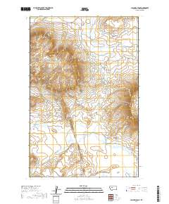 USGS US Topo 7.5-minute map for Cascade Colony MT 2020