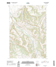 US Topo 7.5-minute map for Castle Butte MT