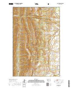 USGS US Topo 7.5-minute map for Castle Reef MT 2020