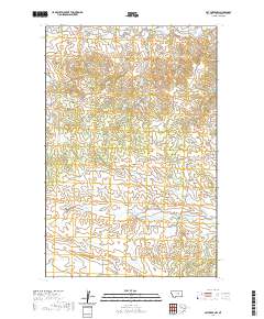USGS US Topo 7.5-minute map for Cat Creek NW MT 2020