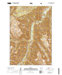 USGS US Topo 7.5-minute map for Cathedral Point MT 2020