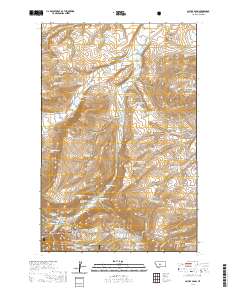 USGS US Topo 7.5-minute map for Cayuse Basin MT 2020