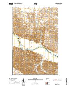 USGS US Topo 7.5-minute map for Cedar Coulee MT 2020
