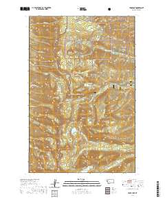 USGS US Topo 7.5-minute map for Cedar Lake MT 2020