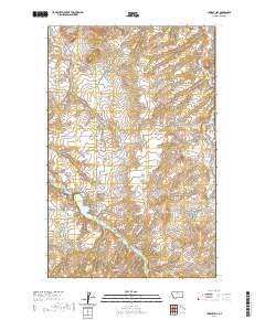 USGS US Topo 7.5-minute map for Cement Hill MT 2020