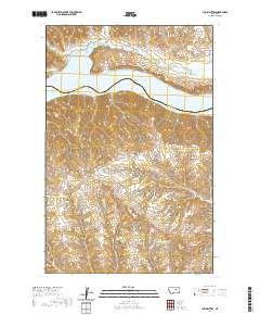 USGS US Topo 7.5-minute map for Chain Buttes MT 2020