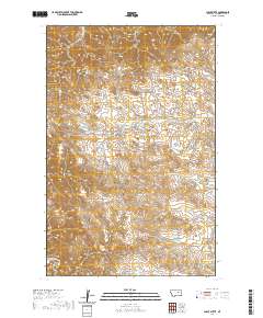 USGS US Topo 7.5-minute map for Chalk Butte MT 2020