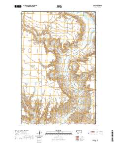 USGS US Topo 7.5-minute map for Chapman MT 2020