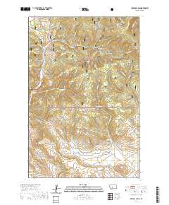 USGS US Topo 7.5-minute map for Charcoal Gulch MT 2020