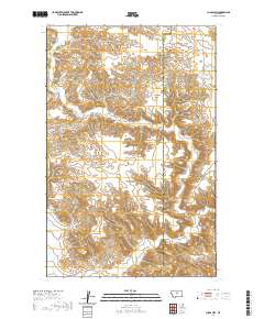 USGS US Topo 7.5-minute map for Chase Hill MT 2020