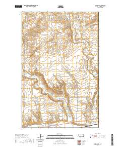 USGS US Topo 7.5-minute map for Chelsea NW MT 2020