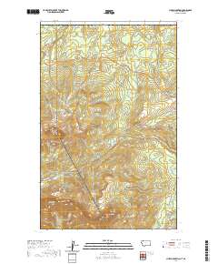 USGS US Topo 7.5-minute map for Chief Mountain MTAB 2020