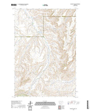 US Topo 7.5-minute map for Chilkoot Coulee MT