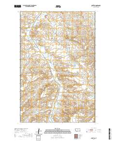 USGS US Topo 7.5-minute map for Christina MT 2020