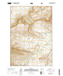 USGS US Topo 7.5-minute map for Cinnamon Spring MT 2020