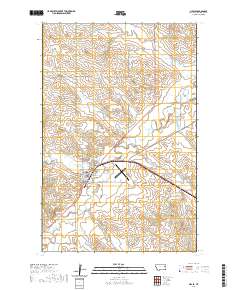 USGS US Topo 7.5-minute map for Circle MT 2020