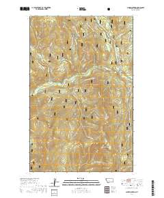 USGS US Topo 7.5-minute map for Clark Mountain MT 2020