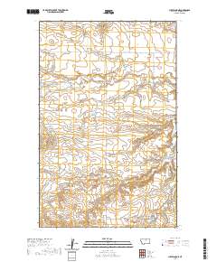 USGS US Topo 7.5-minute map for Cleveland NE MT 2020
