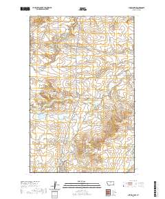 USGS US Topo 7.5-minute map for Cleveland NW MT 2020