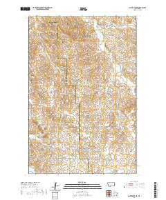 USGS US Topo 7.5-minute map for Cluster Buttes MT 2020