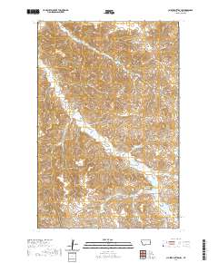 USGS US Topo 7.5-minute map for Cluster Buttes NW MT 2020