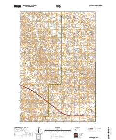 USGS US Topo 7.5-minute map for Cluster Buttes SE MT 2020