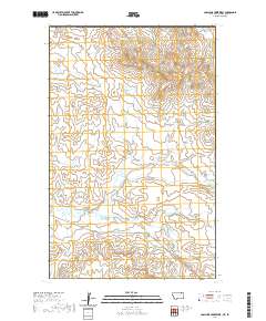USGS US Topo 7.5-minute map for Coal Mine Creek West MTSK 2020