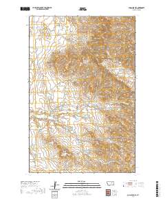 USGS US Topo 7.5-minute map for Coal Mine Hill MT 2020