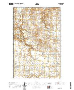 USGS US Topo 7.5-minute map for Coburg SE MT 2020