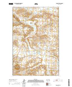 USGS US Topo 7.5-minute map for Coburn Butte MT 2020