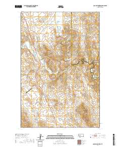 USGS US Topo 7.5-minute map for Coburn Mountain MT 2020