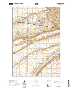 USGS US Topo 7.5-minute map for Coffee Creek MT 2020