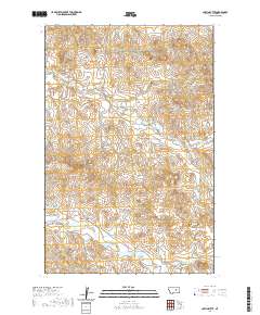 USGS US Topo 7.5-minute map for Coffin Butte MT 2020