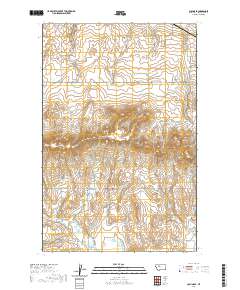 USGS US Topo 7.5-minute map for Collins SE MT 2020
