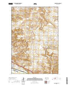 USGS US Topo 7.5-minute map for Columbus East MT 2020