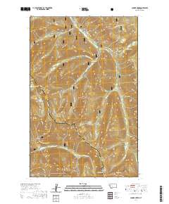USGS US Topo 7.5-minute map for Connor Creek MT 2020