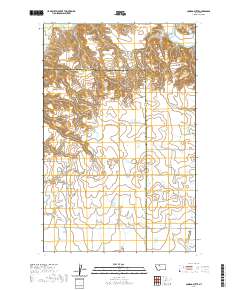 USGS US Topo 7.5-minute map for Conrad Butte MT 2020