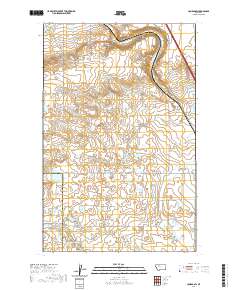 USGS US Topo 7.5-minute map for Conrad SW MT 2020