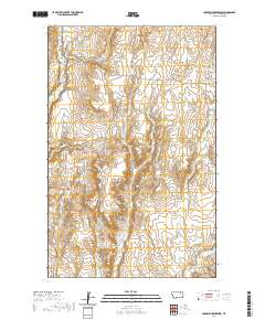 USGS US Topo 7.5-minute map for Cornwell Reservoir MT 2020