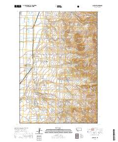 USGS US Topo 7.5-minute map for Corvallis MT 2020