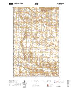 USGS US Topo 7.5-minute map for Cottonwood MT 2020