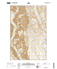 USGS US Topo 7.5-minute map for Coulter Coulee MT 2020