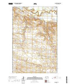USGS US Topo 7.5-minute map for Cow Creek MT 2020
