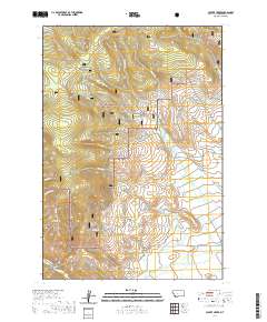 USGS US Topo 7.5-minute map for Coyote Creek MT 2020