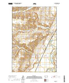 USGS US Topo 7.5-minute map for Crane MT 2020