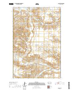 USGS US Topo 7.5-minute map for Crane NE MT 2020