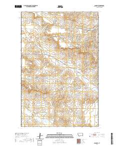 USGS US Topo 7.5-minute map for Crane NW MT 2020