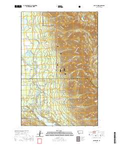 USGS US Topo 7.5-minute map for Crater Lake MT 2020
